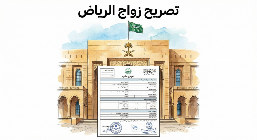 مكتب تصاريح زواج الرياض - دليل 2026