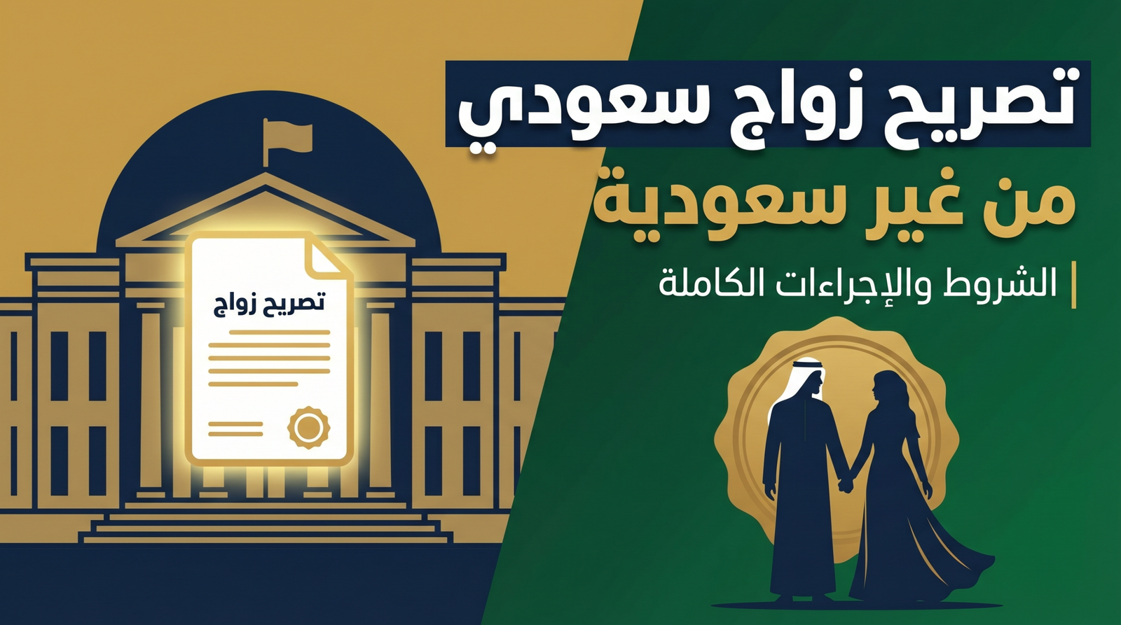 خطوات استخراج تصريح زواج سعودي من غير سعودية عبر منصة أبشر 2026.